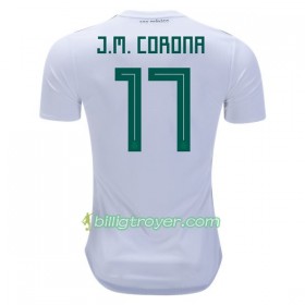 Billige Fotballdrakter Mexico J.M.Corona 17 VM 2018 Bortedraktsett